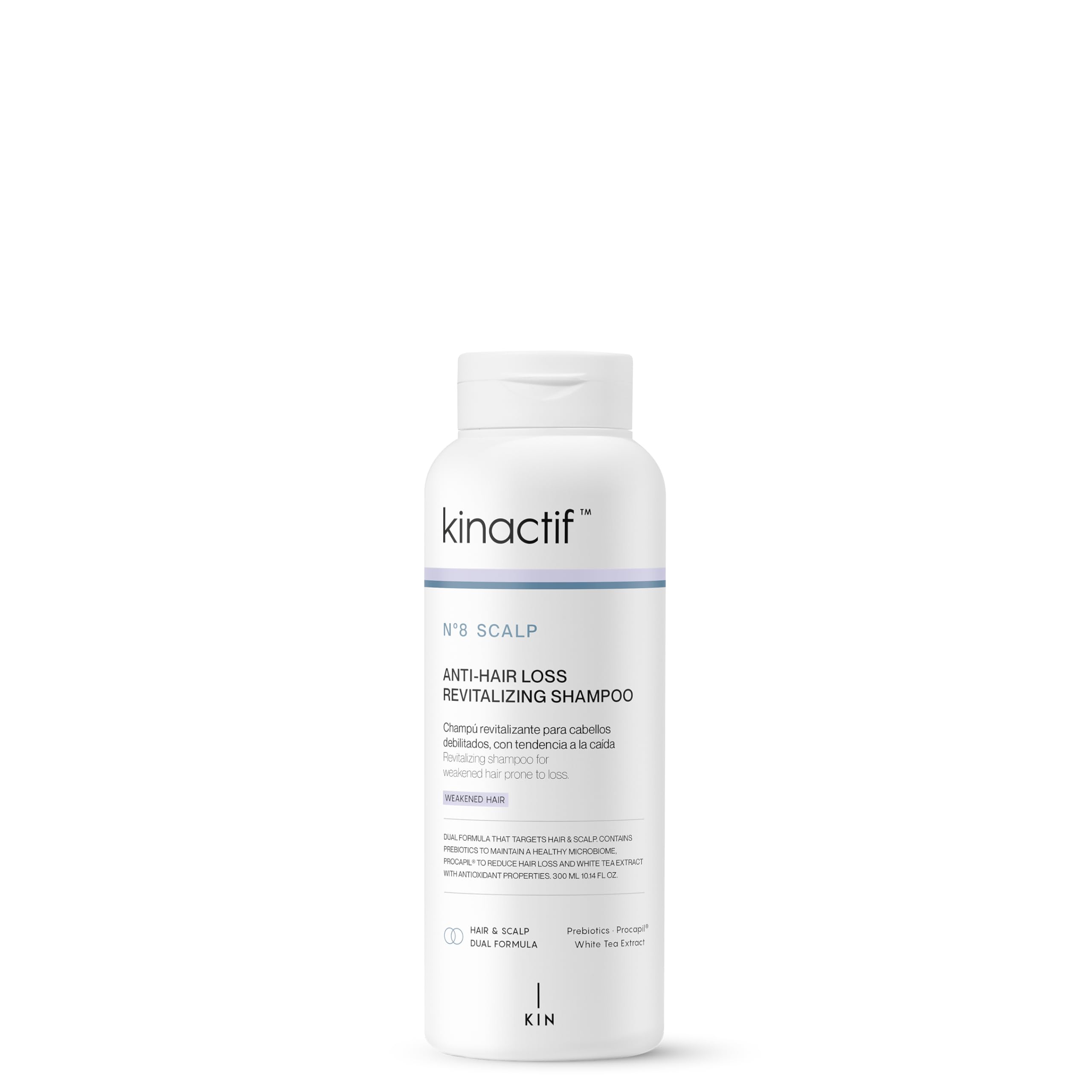KINACTIF Nº8 SCALP Anti-hair Loss Revitalizing Shampoo 300 ml KIN Cosmetics