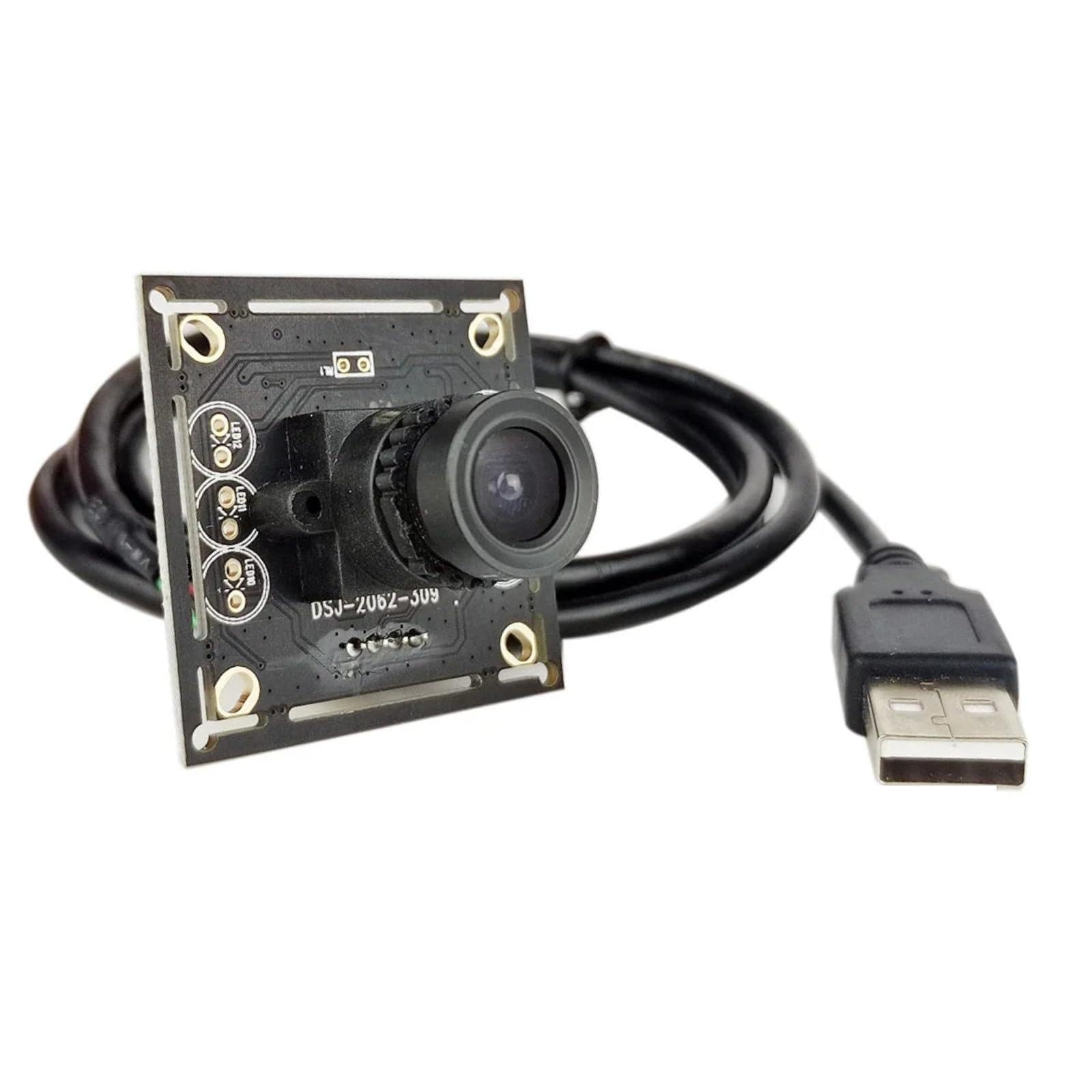 Lipski 2.8Mm Miniature 720P Webcam Usb Camera Module 1.0Megapixel Uvc Plug Play Cmos Sensor Usb2.0 Cam(,3M Cable)