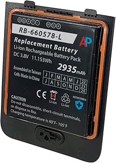 Artisan Power Replacement Battery for Ascom Myco 3 Phone. Replaces 660578 and 655357. High Capacity 2935 mAh