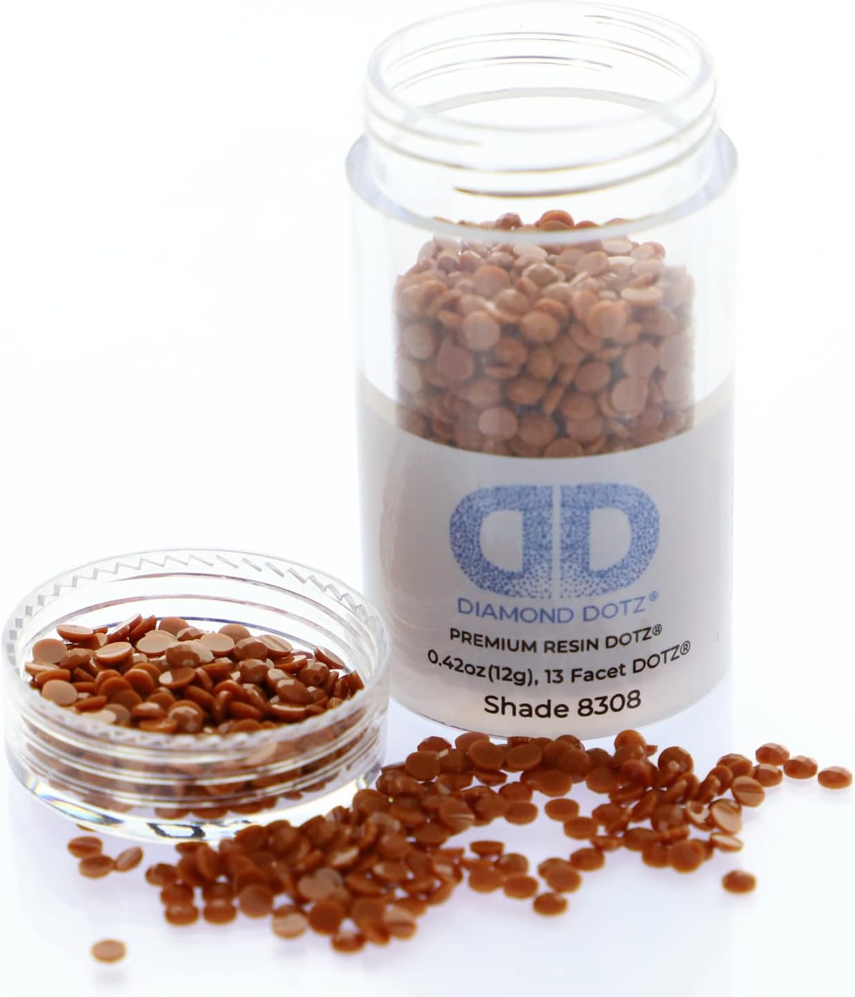 Diamond Dotz 2.8MM 12G Cylinder Russet - Freestyle Diamond Painting Beads, Diamond Art Beads, Replacement Drills, Loose Gems for DIY Crafts and Art Projects