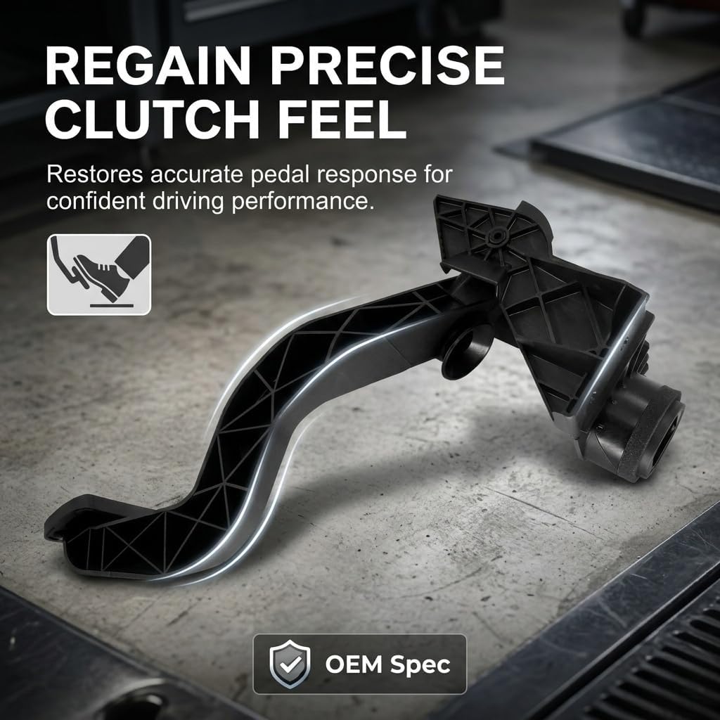 5 Speed Manual Clutch Pedal with Bracket Assembly Compatible with Chevrolet Silverado 1500 GMC Sierra 1500HD 2500HD 3500 HD 1999-2007 Replace # 15027983