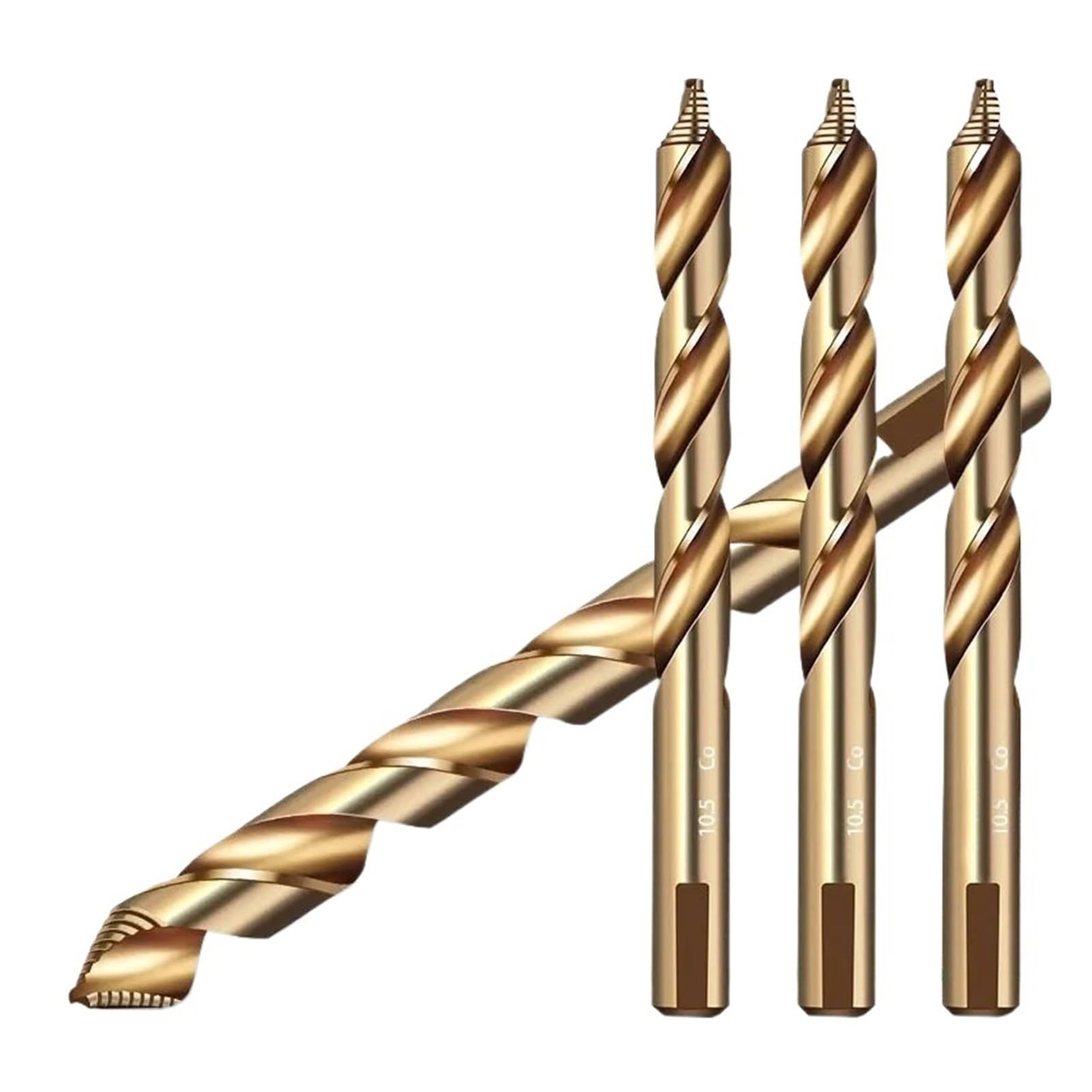 Broca para metal Broca helicoidal escalonada de cobalto, vástago recto acero(12.5mm)