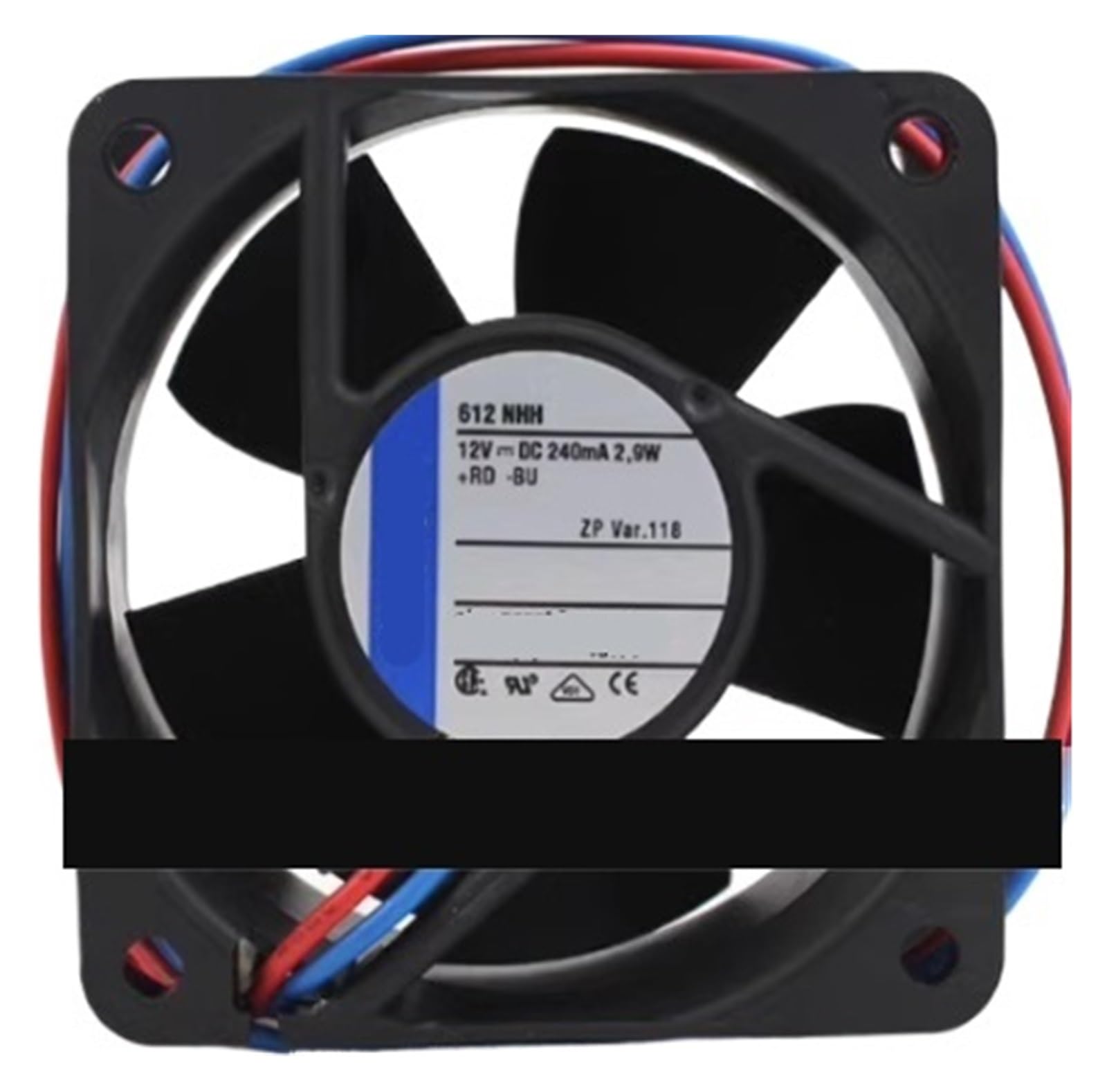 Ventilateur 6025 pour une dissipation thermique silencieuse 12V 6cm 612NHH-118