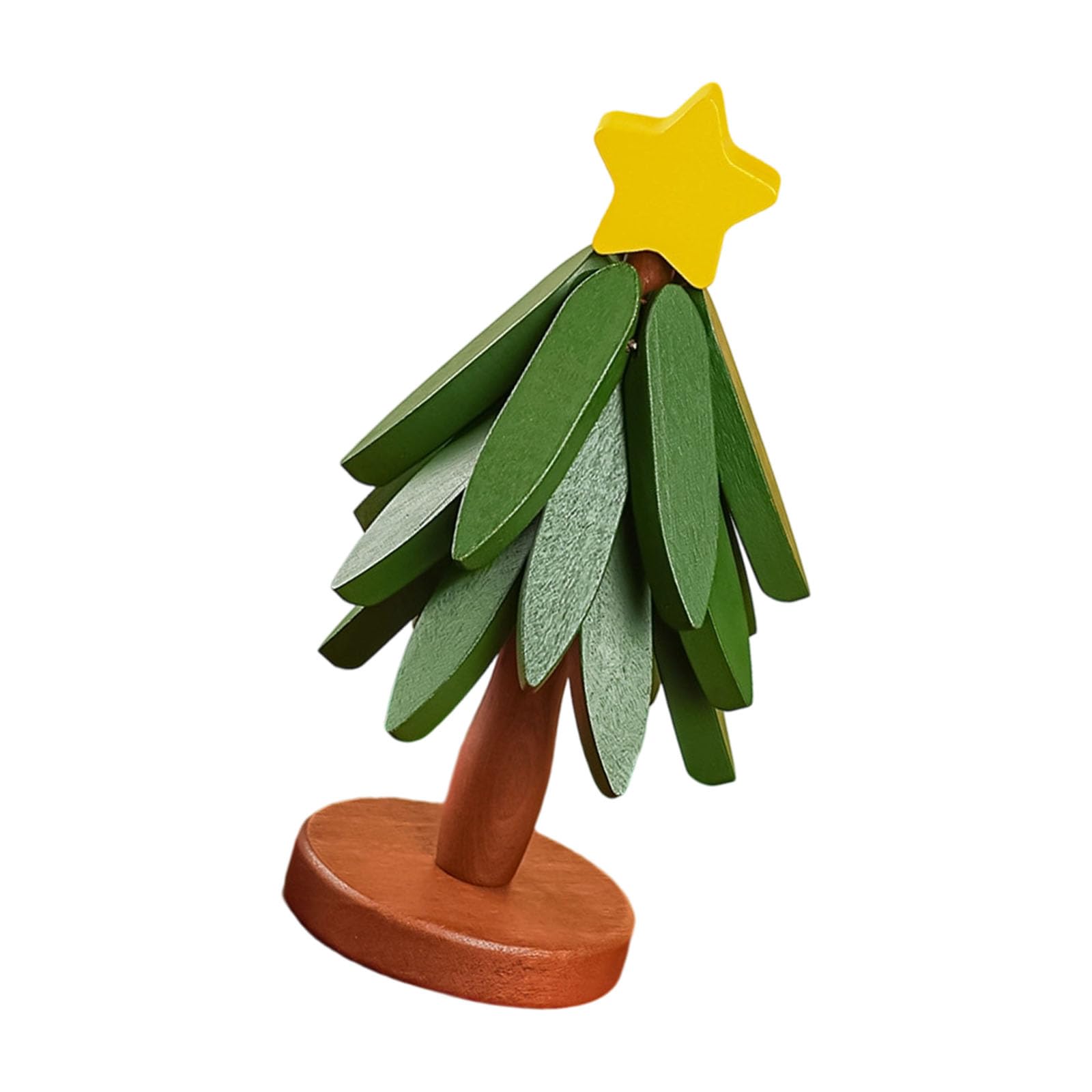 Xjdzineq Space Saving Christmas Themed Coasters Set Festival Wooden Table Decoration for Holiday Dining Stackable Holiday Kitchen Accessories