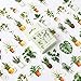 Produktbild 45 Stück/Karton Grüne Pflanzen Aufkleber Vintage Retro Mini Blumen Washi Papier Schreibwaren Aufkleber Dekorationen Scrapbooking Tagebuch Alben