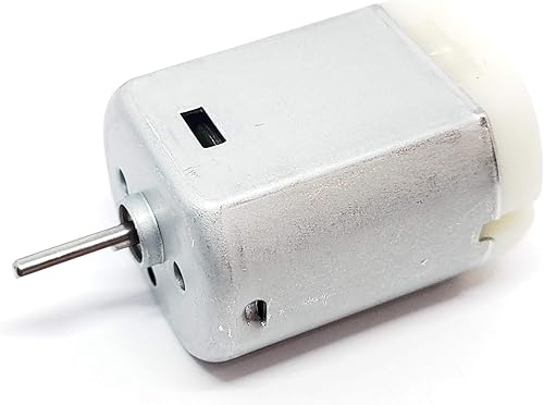 Miniatura 4 de Paquete de 2 – Motor de actuador de bloqueo de puerta central de eje plano de 0.394 pulgadas FC-280PC-22125 eje plano, eje D, motor de reparación de