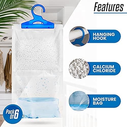 Miniatura 4 de Fangyid Wardrobe Moisture Absorber 20 Pack Hanging Dehumidifier Against Moisture Anti-Mould