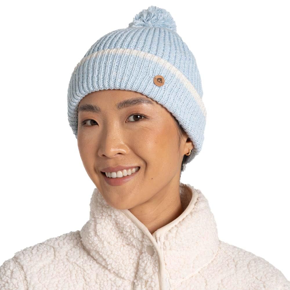 Craghoppers Womens Aine Knitted Winter Bobble Beanie Hat