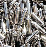 Silver Colt 45 Replica Bullets - 25 Gun Revolver Dummy Ammo Cartridge Rounds - Exact Scale .45 Caliber