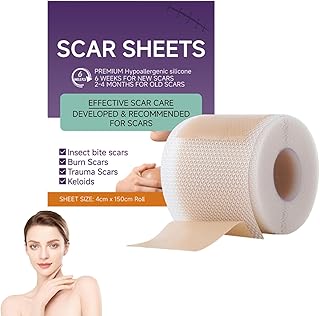 Silicone Scar Tape,Narbenpflaster,Silikon Narbenpflaster,Silikonpflaster für Narben,Geeignet für Medizinische Narben Bei A...