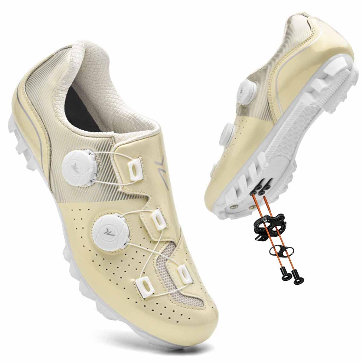 Scarpe da Ciclismo da Uomo Donna, Scarpe da Mountain Bike