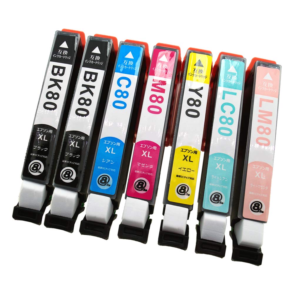 EPSON IC6CL80L 2個セット Amazon.co.jp: エプソン インクカートリッジ 80L 互換 IC6CL80L