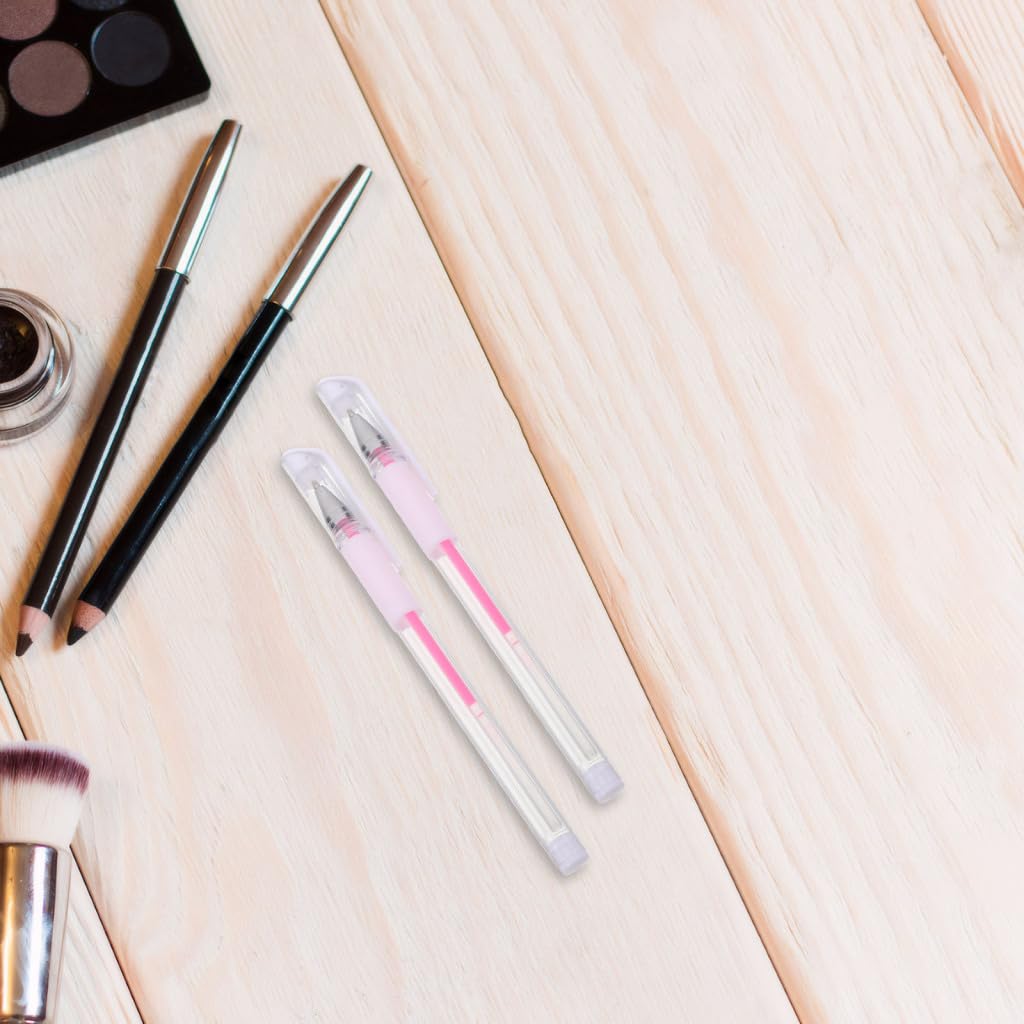 3Pcs Eyebrow Positioning Pens, Fine Tip Brow Guide Pens, Pink