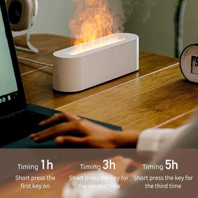 DQ709 Flame Aromatherapy Diffuser Quiet USB Air Humidifier description image 2