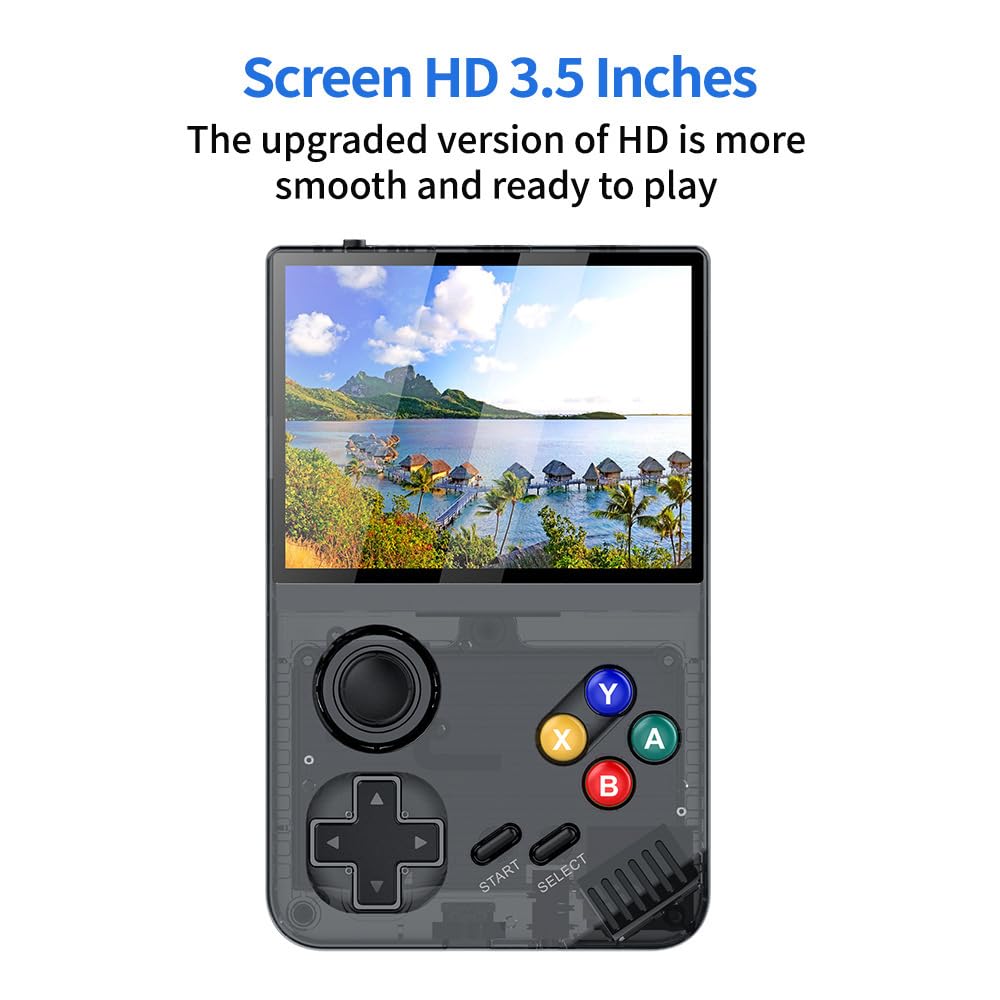 NULA M19 Console Da Gioco Portatile Retro - 256GB, 40000 Giochi, Schermo IPS 3.5'', Chip RK3566, Sistema Linux - 5