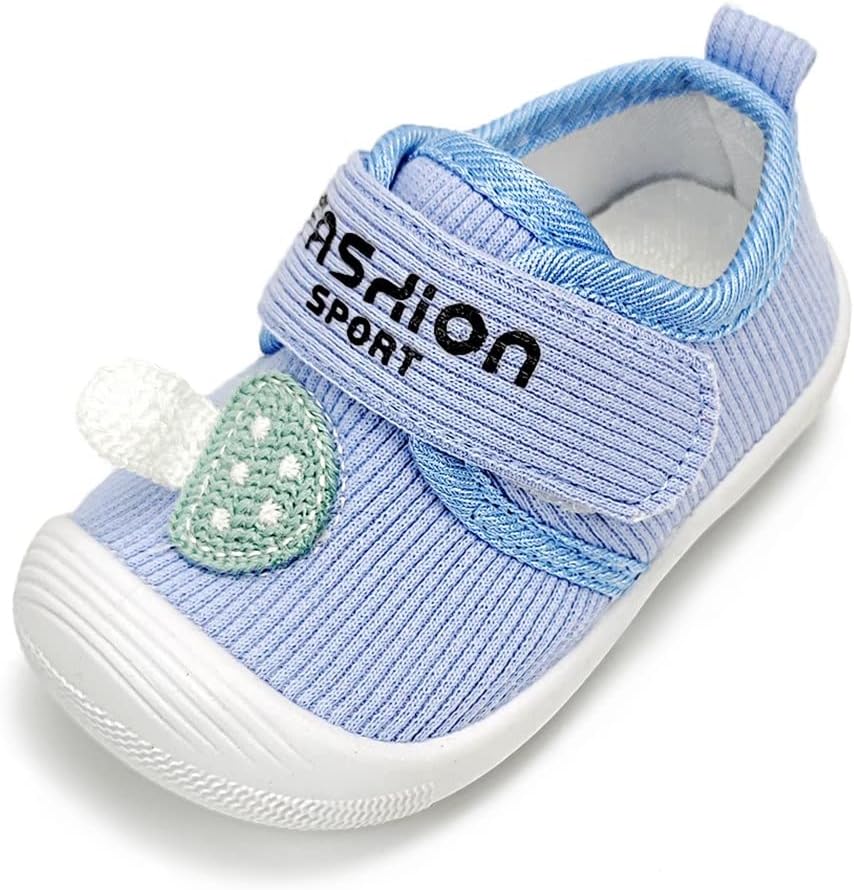 Baby Squeaky Shoes Toddler Boy Girl Sneakers Anti-Slip First-Walkers Lightweight Little Kid Trainers for Walking Running
