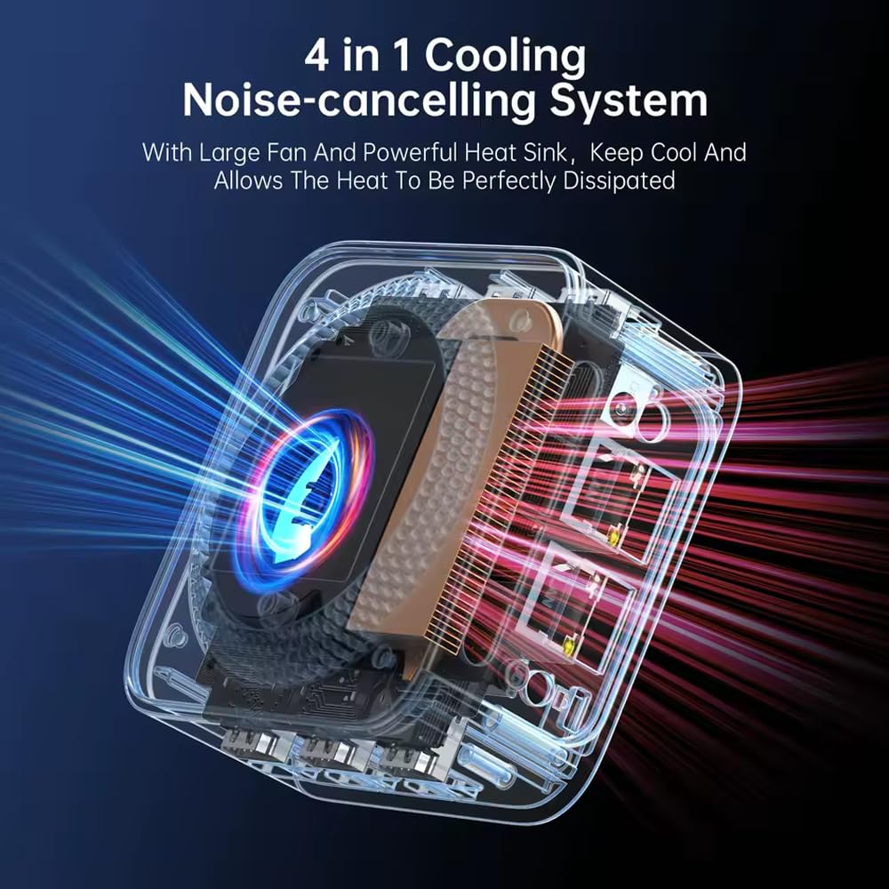 ミニpc未使用T8plus 12GB RAM 256GB ACEMAGICIAN Mini PC Intel 12º N95 (até 3,4GHz) 12GB LPDDR5 256GB M