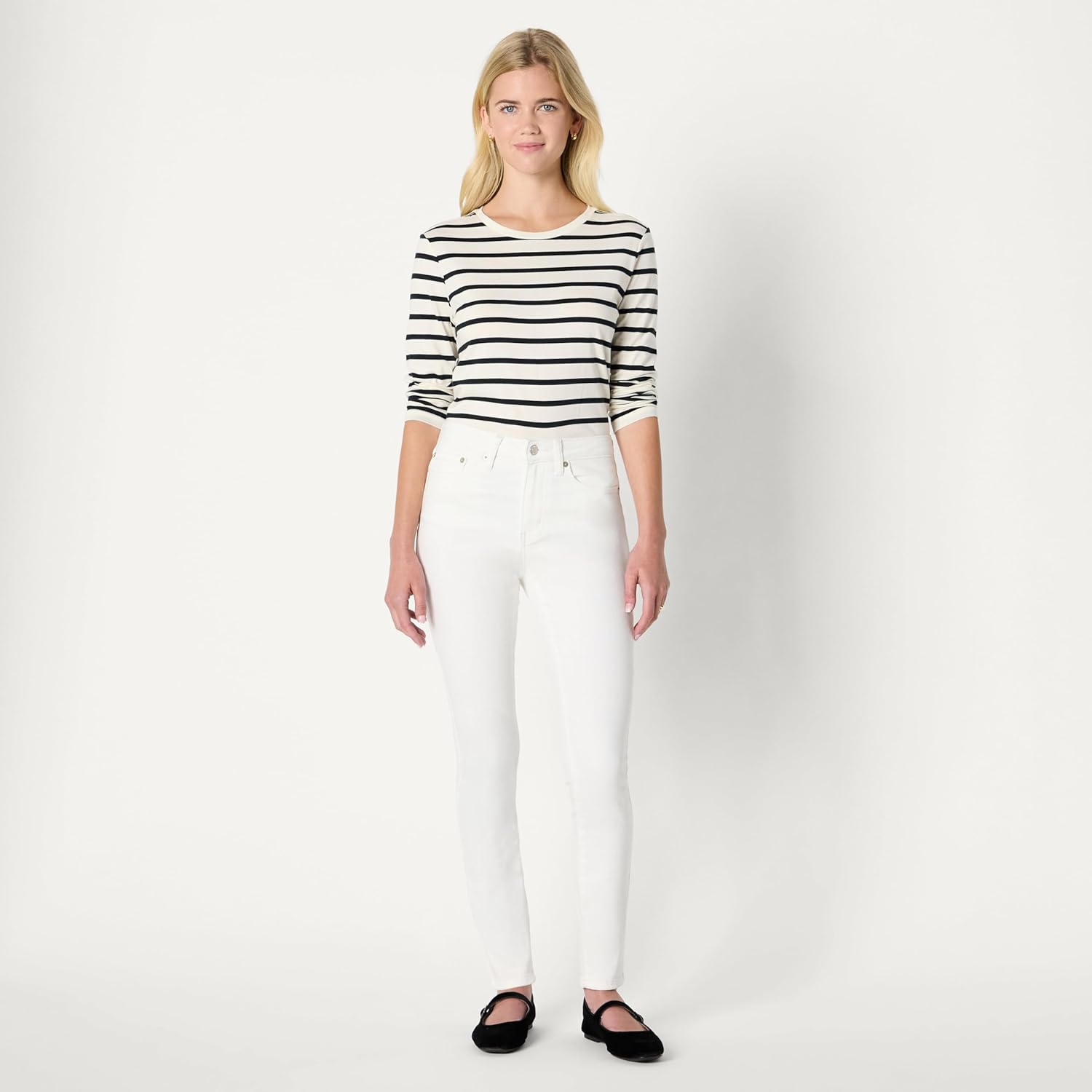 Amazon Essentials Women's Women's High Stretch High-Rise Skinny Jean - Image 3