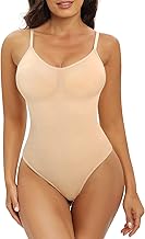 Xnova Body Sculptant Femme Gainant, Shape Bodys String Gaine Amincissant Ventre Plat, Bodysuit Shapewear Invisible Minceur Shaper Thong