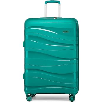 KONO Suitcase Trolley Travel Suitcase Medium Size Lightweight Hard Case