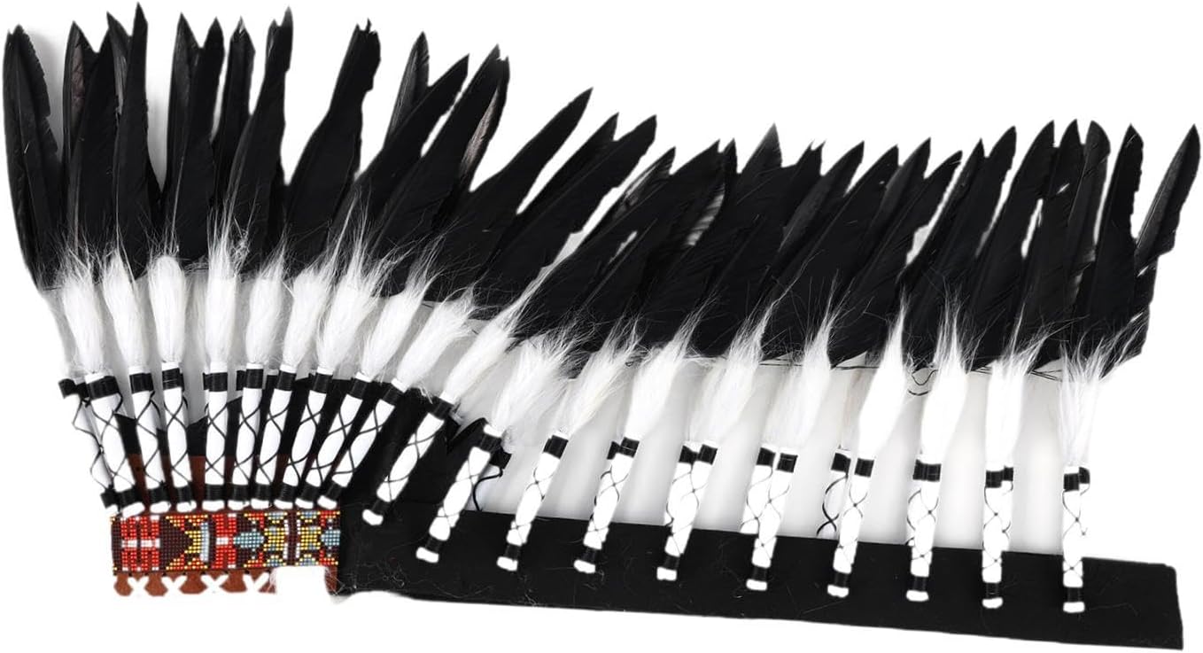 Native Headdress Decorative American Chief Indian Hat for Role Playing