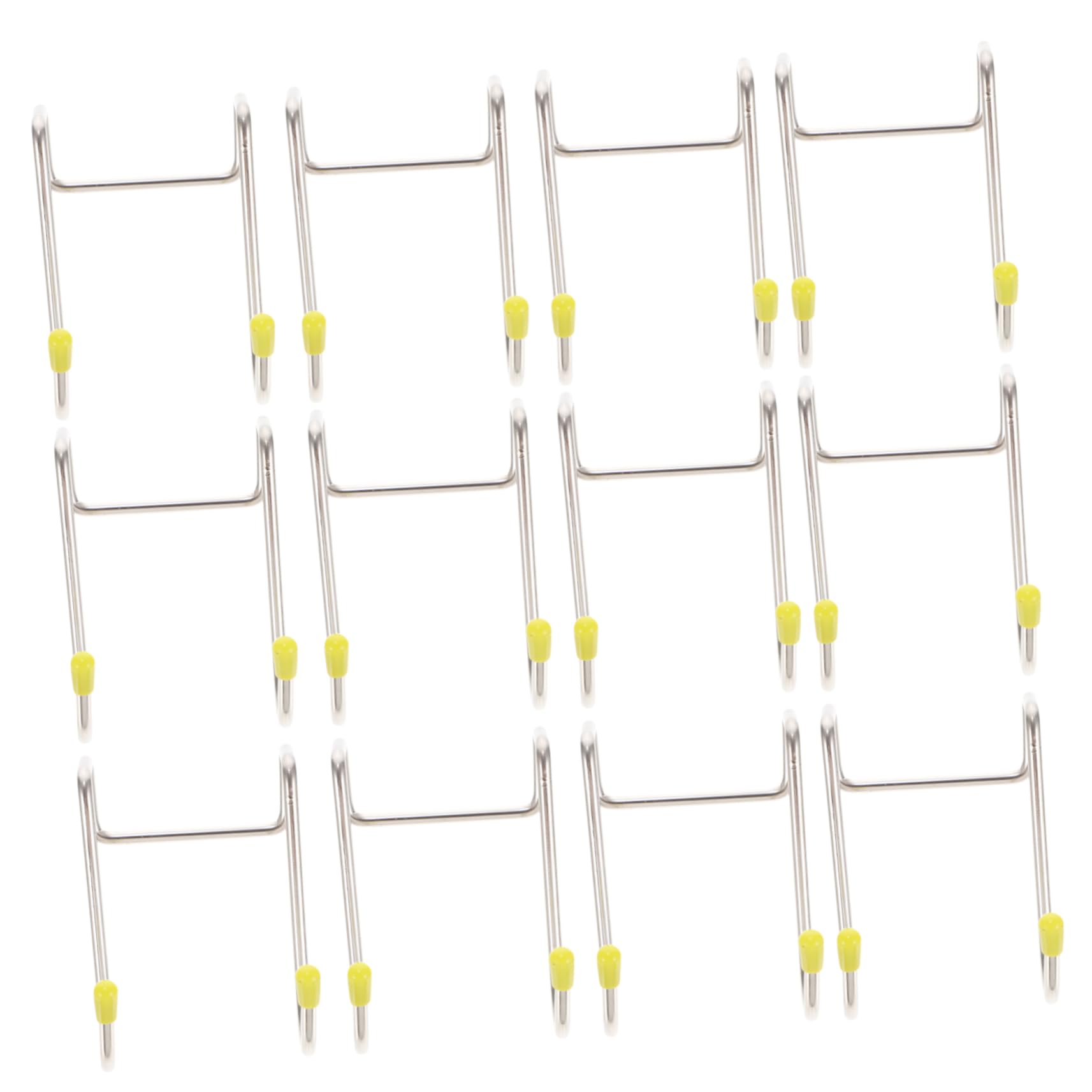 Holibanna 12pcs S-Type Door Hanger Wall Mounted Coat Hooks s Hook Stainless Steel Decorative Home Organizer