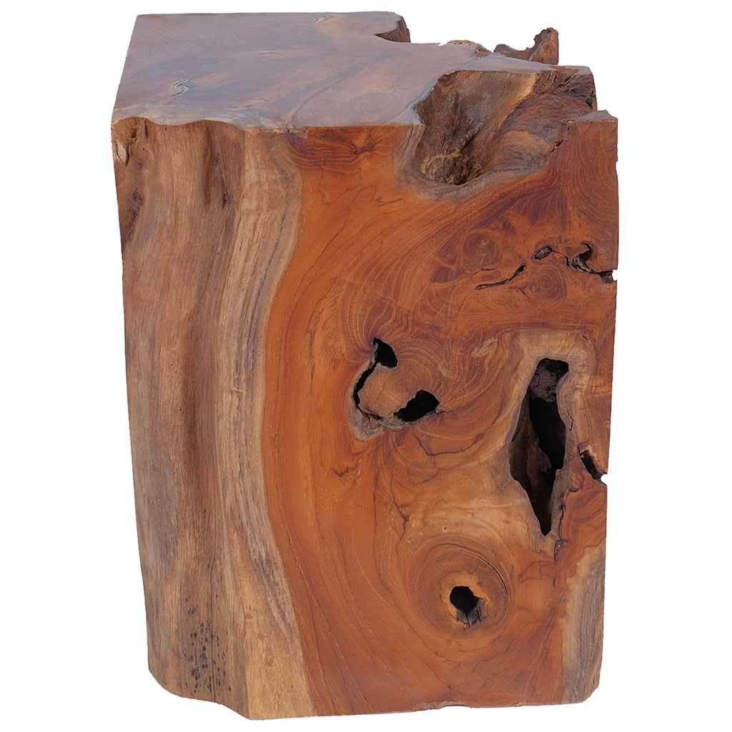 Generico Sgabello in Legno Massello di Teak,Marrone,18.35kg,243469