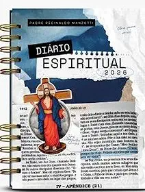 DIÁRIO ESPIRITUAL 2026 MANZOTTI CAPA JOVEM / JESUS DAS SANTA CHAGAS