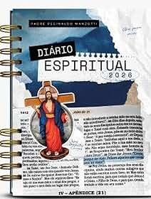 DIÁRIO ESPIRITUAL 2026 MANZOTTI CAPA JOVEM / JESUS DAS SANTA CHAGAS