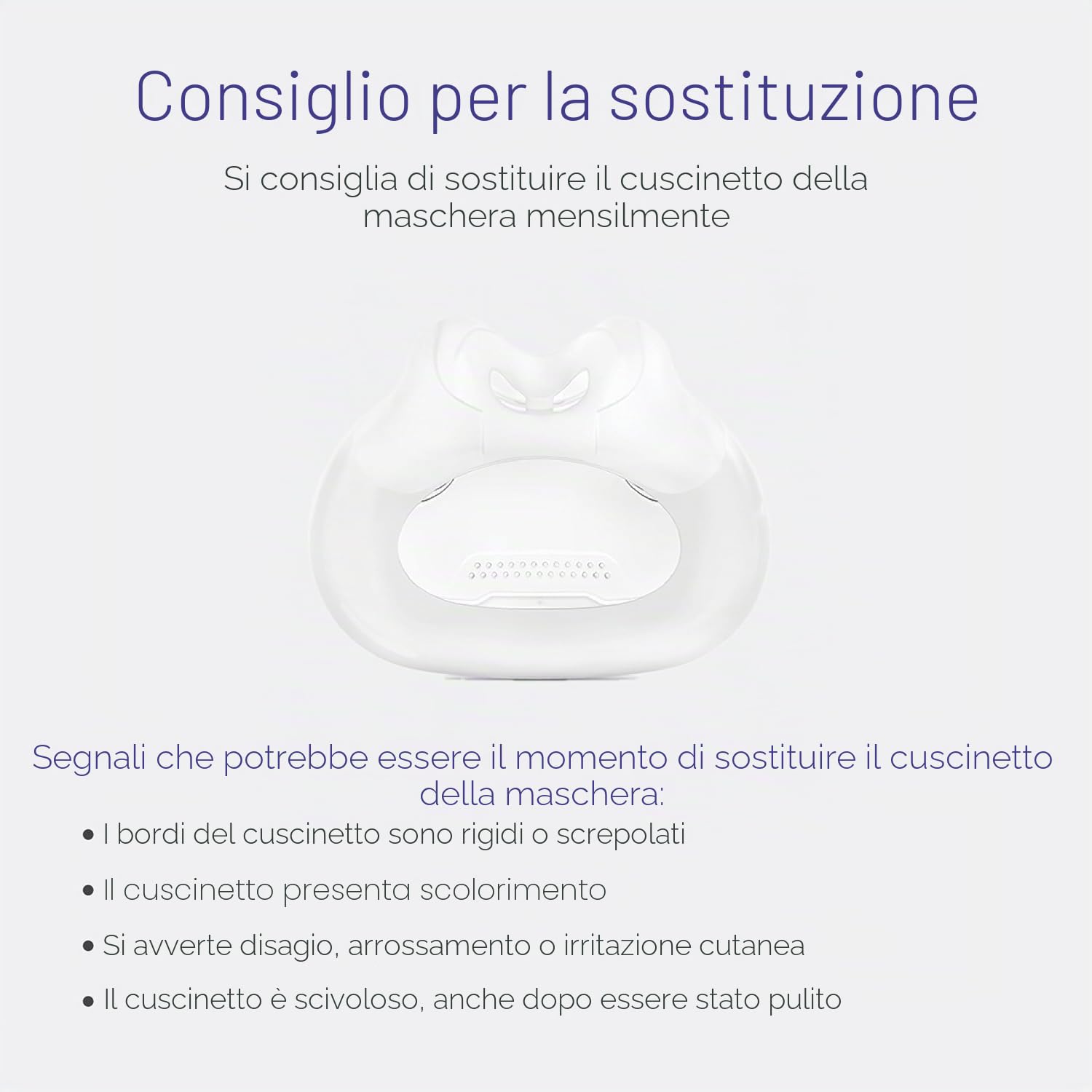 Cuscino Resmed N30I Ampiamente silenzioso, nuova tecnologia di ventilazione QuietAir e cuscino in silicone più morbido per il cuscino di supporto nasale AirFit N30i