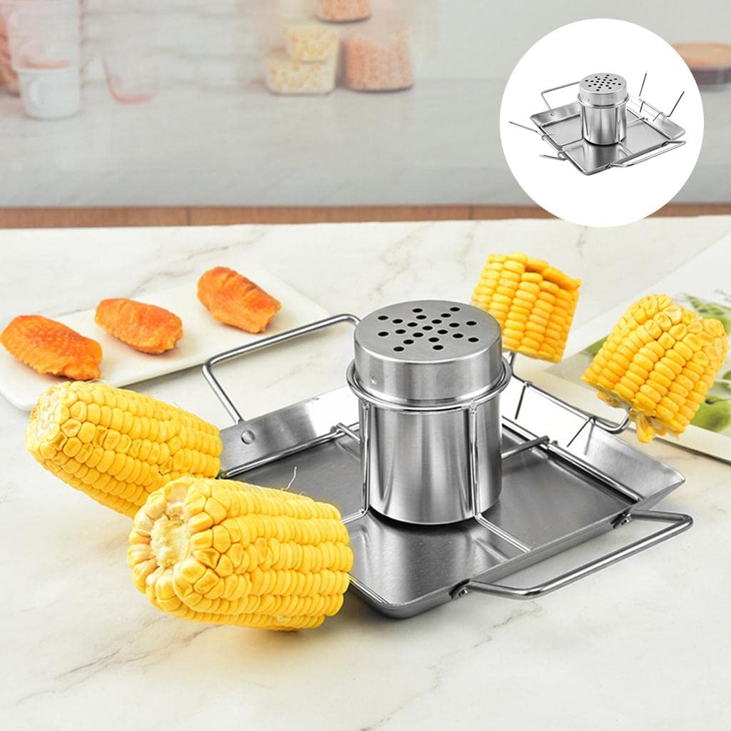 arythe Beer Can Chicken Roaster Rack Stainless Steel BBQ Roasting