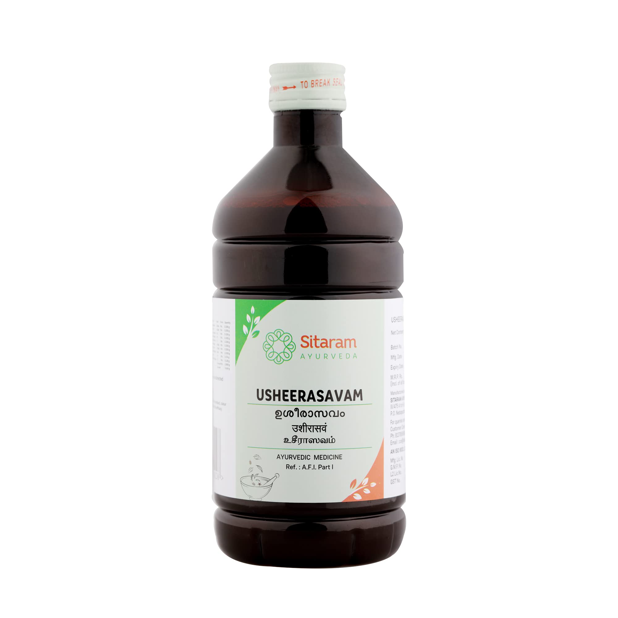 Sitaram Ayurveda Usheerasavam | Ushirasava 450 ml