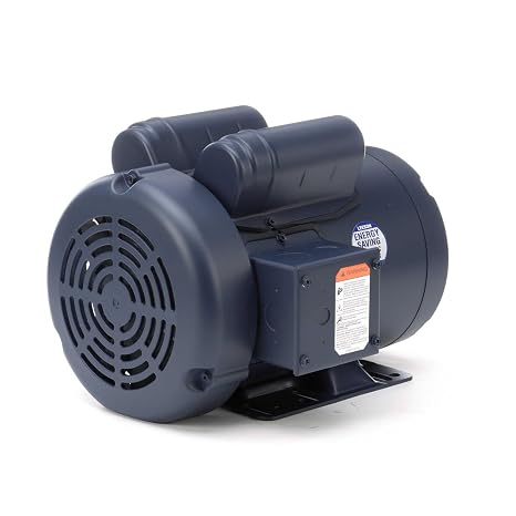 Leeson 110019.00 General Purpose TEFC Motor, 1 Phase, 56H Frame, Rigid Mounting, 1 1/2HP, 1800 RPM, 115/208-230V Voltage, 60Hz Fequency