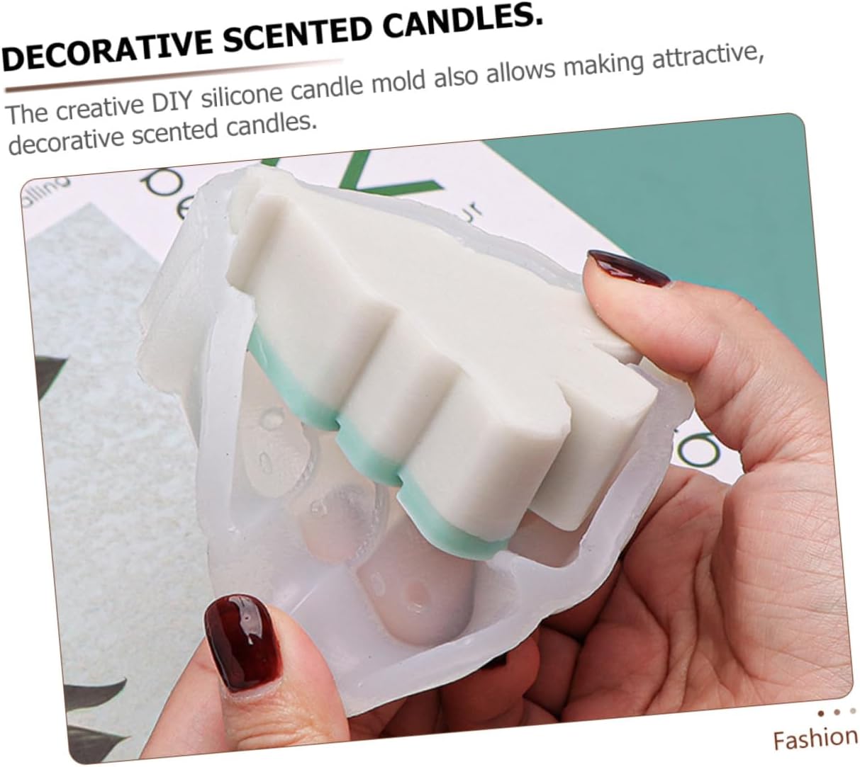 Silicone Candle DIY Mold 3pcs Creative Christmas Tree Set
