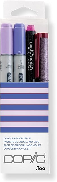 Copic Doodle Pack - Purple