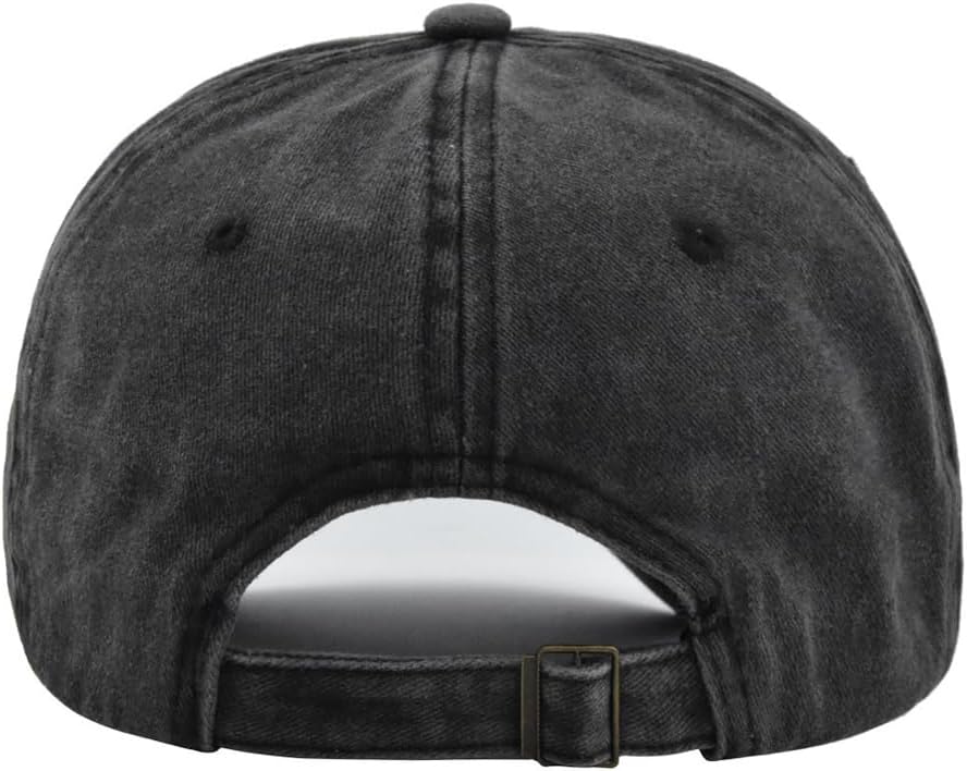 Unisex Vintage Washed Cotton Baseball Cap Distressed Adjustable Classic Low Profile Dad Hat - Image 4