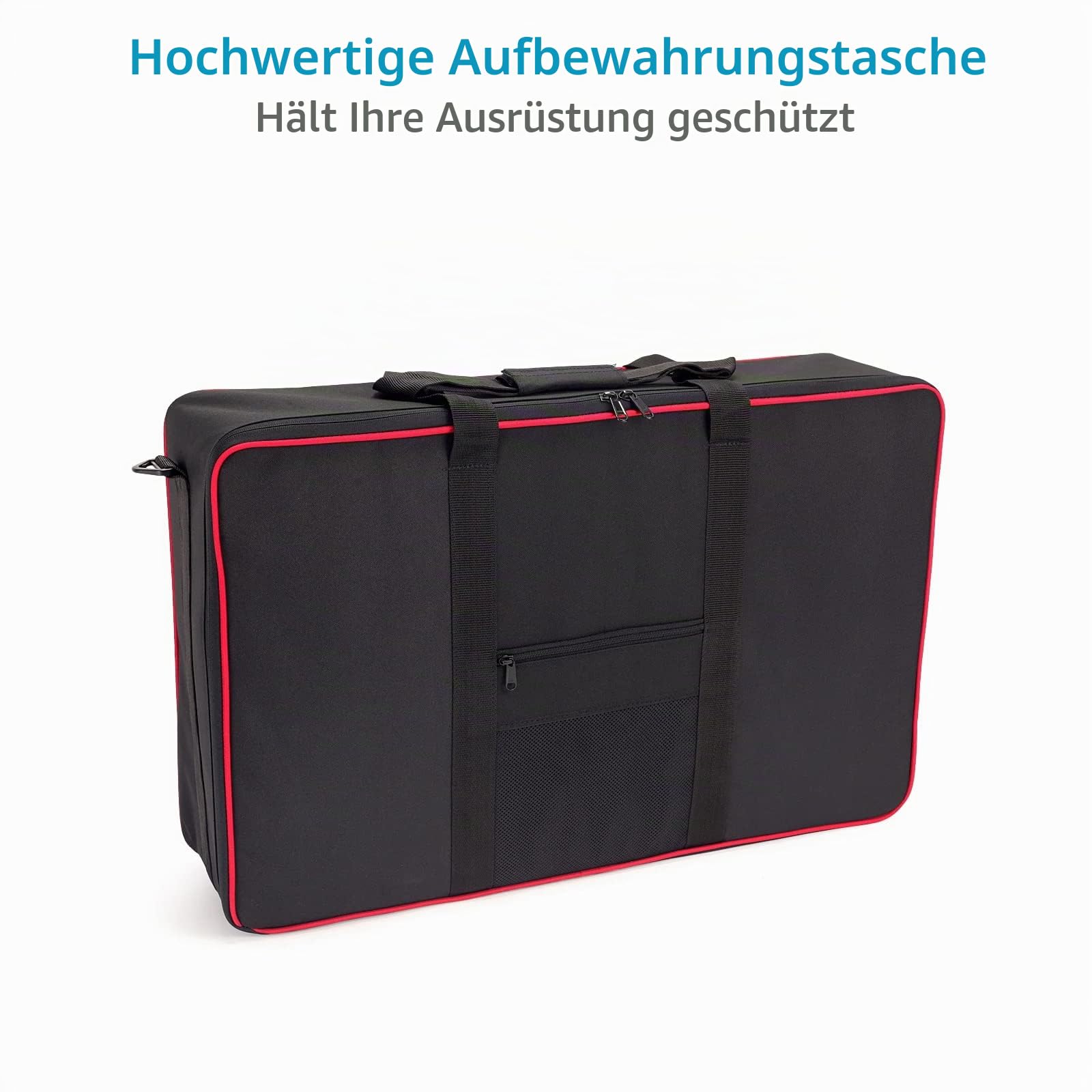 PROAIM Breeza Aluminium-Kamera-Dolly-Slider mit Schienenenden, 100 kg | CNC-Aluminium-Slider mit 16-Rad-Fahrwerken; für gerade/kurvige Schienen, Mitchell + 75/100mm Bowl-Mounts