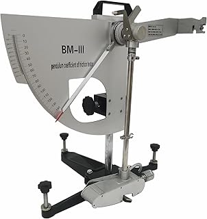 INTSUPERMAI Portable Skid Resistance Tester Pendulum Tester Pendulum Friction Coefficient Measuring Instrument Pendulum Testing Tool BM-III