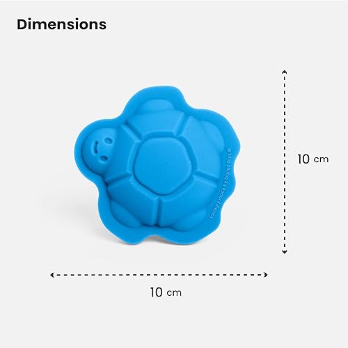 Miniatura 3 de Bigjigs Toys Moldes de silicona color morado lavanda  Juego de 4 juguetes de playa de silicona, juguetes de playa ecológicos, juguetes sostenibles