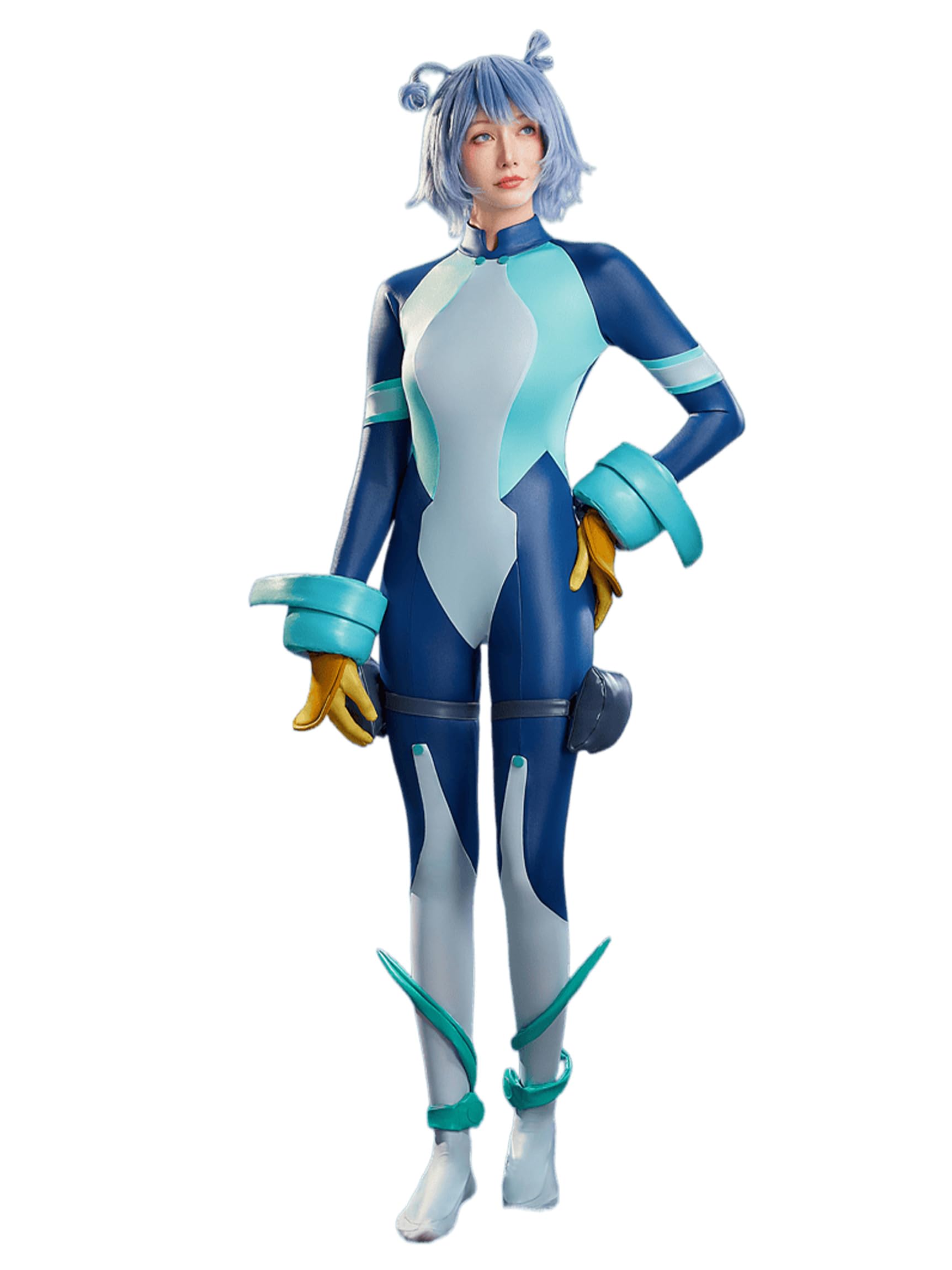 Micotaku My Hero Academia Nejire Hado Women's Cosplay Suit Costume - Medium