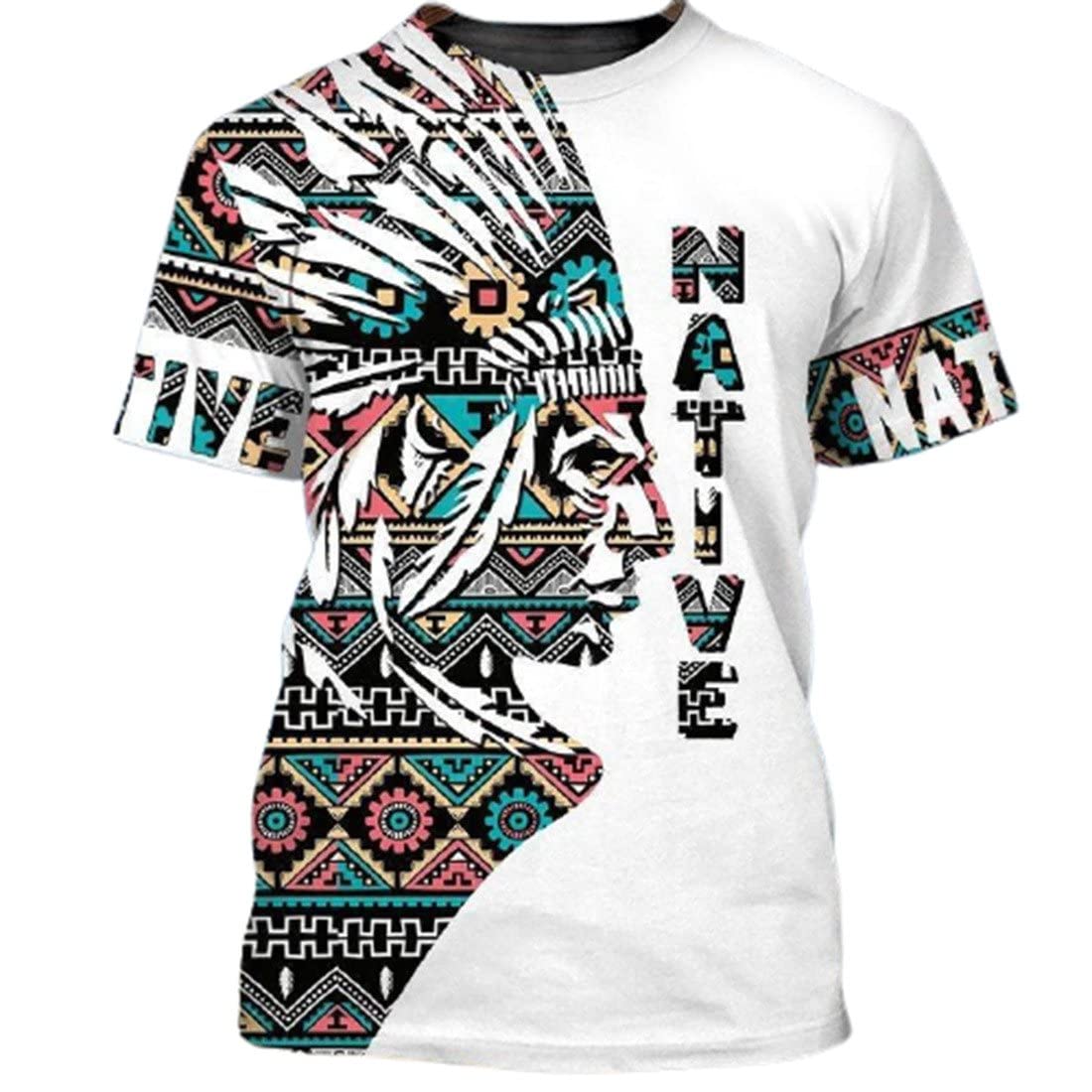 StylelioStand Out in Style Unisex Native American Tee - Perfect for Men and Women
