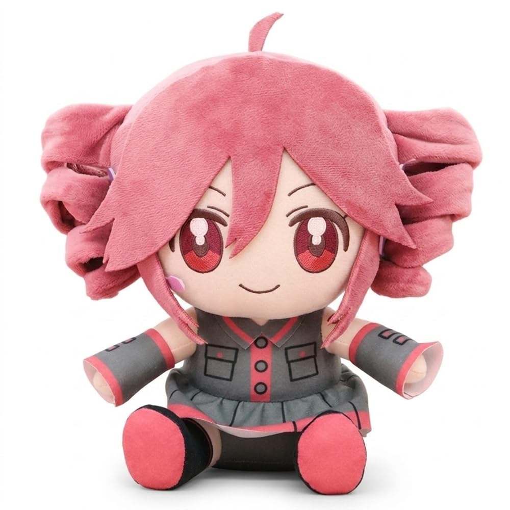 YIttings Fat Teto Plush, 10" Cute Drill Twin Tail Stuffed Anime Doll, Soft Plushie Toy for Kids and Adults, Birthday for Boys and Girls