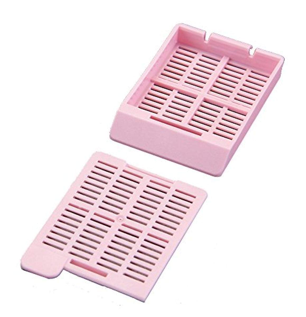 M517-3 Swingsette Tissue Processing/Embedding Cassette, Base and Lid Separately, Acetal, Pink (Pack of 1000)