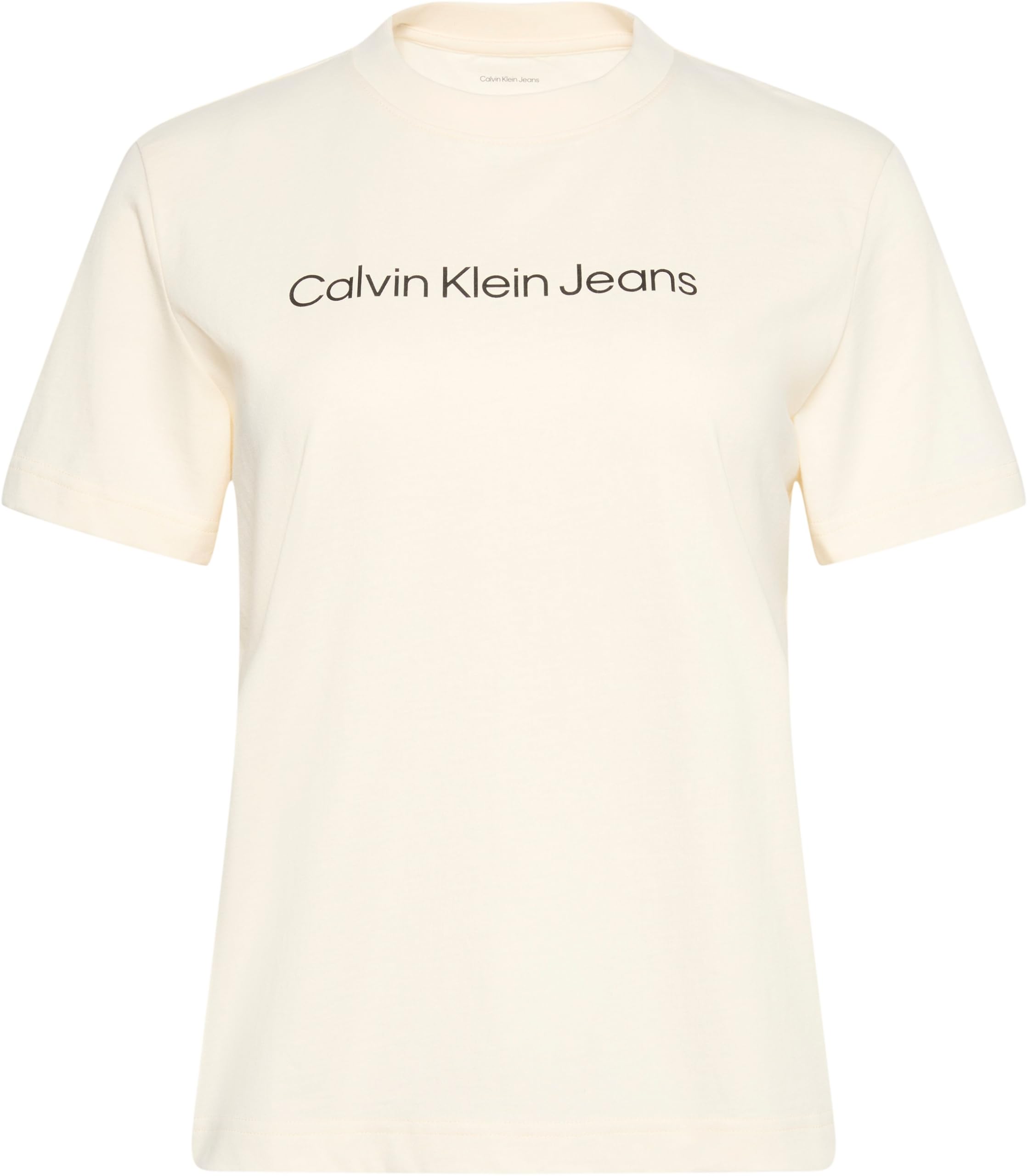 Calvin Klein T-Shirt Manches Courtes Femme Logo Classic Regular Fit