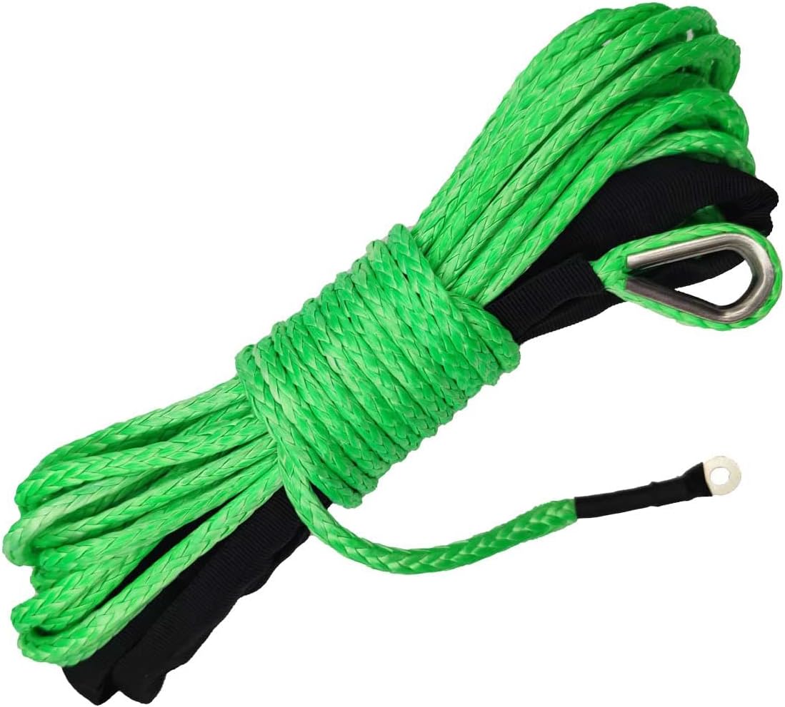 RNIIOPX Synthetic Winch Rope 5/16 Inchx50 ft 8300LBs Winch Rope Cable