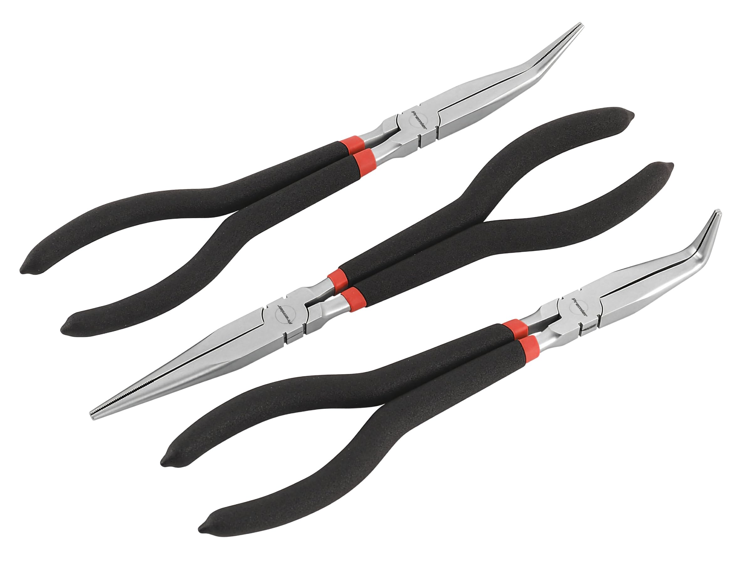 Pince à bec long SEALEY AK930 lot de 3 pièces 280 mm avec finition Ni-Fe durable