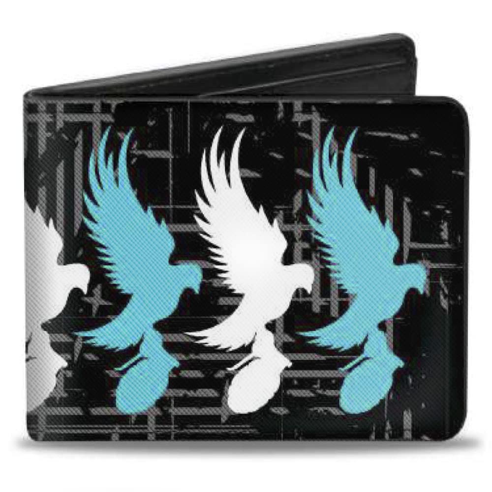 Buckle-Down Men's Bifold Wallet - Hollywood Undead Licensed Vegan Leather, 4x3.5 Inches