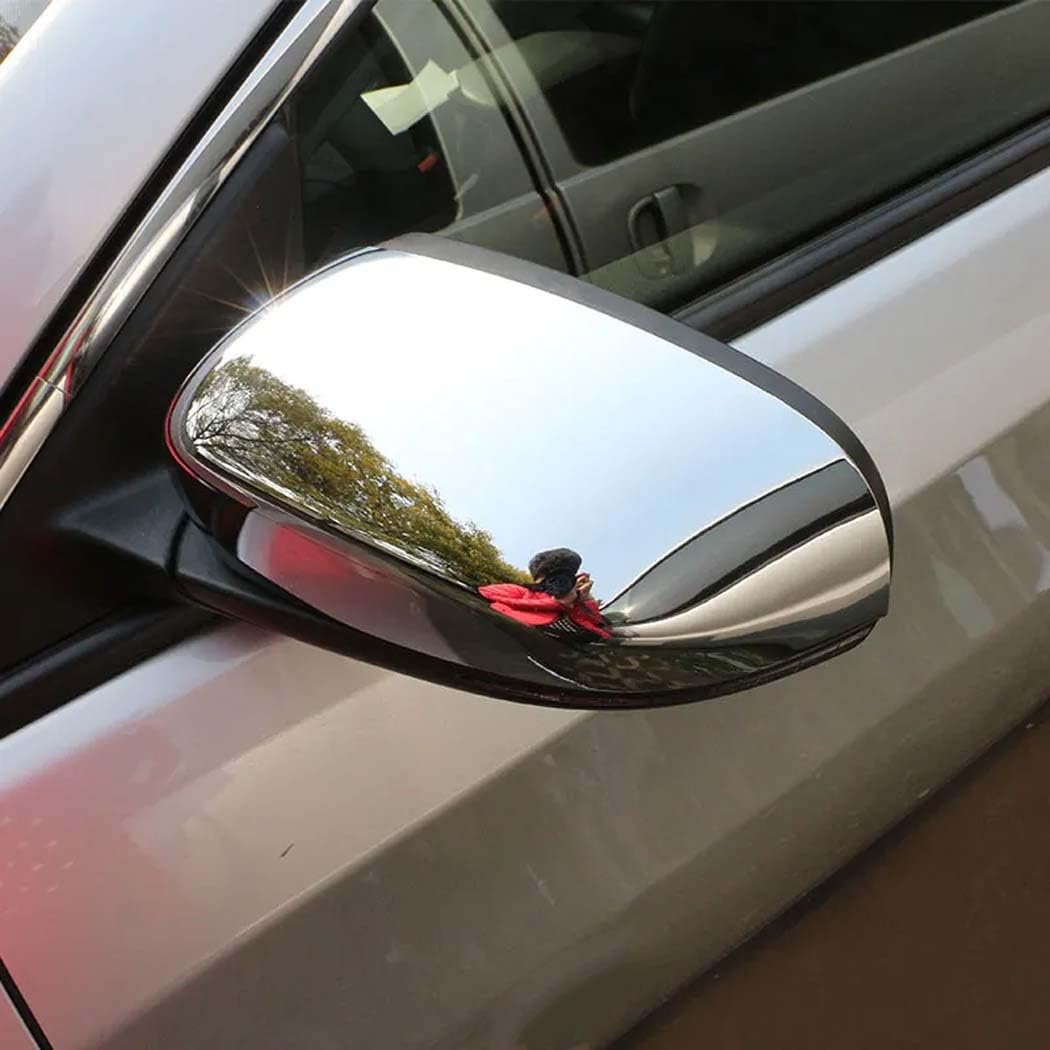 Copertura per specchietto retrovisore per Auto per Jeep Compass 2th 2017-2020, Accessori per Rivestimento specchietto retrovisore in ABS Cromato