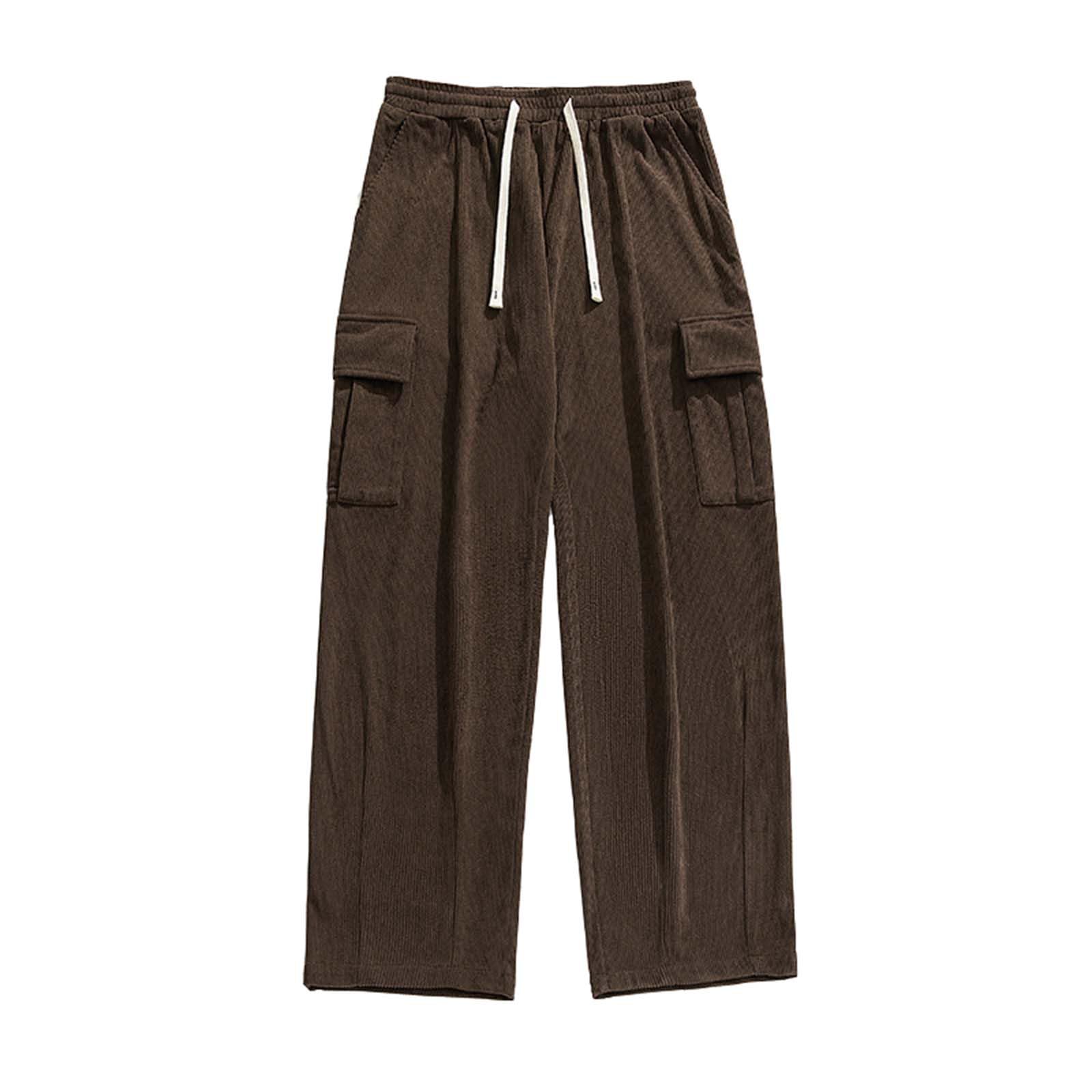 Pantalon homme coupe décontractée stretch avec cordon de serrage - 7