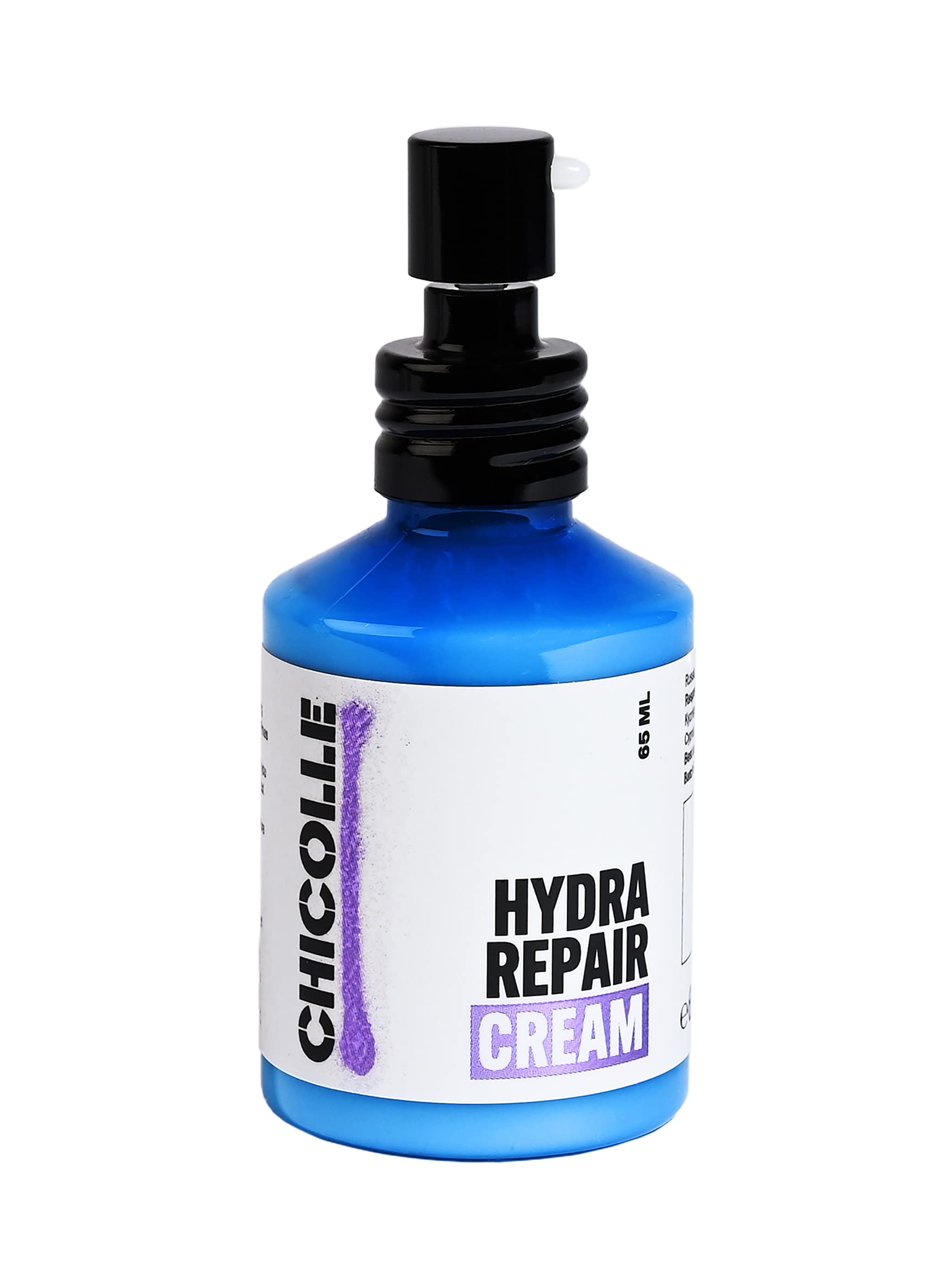 CHICOLLE Hydra-Repair Cream - 100% Natural Hydrating Face Moisturiser for Dryness & Digital Pollution from UV & Blue Light – Anti Aging Face Cream for Wrinkles, Fine Lines & Dark Spots (65 ml)